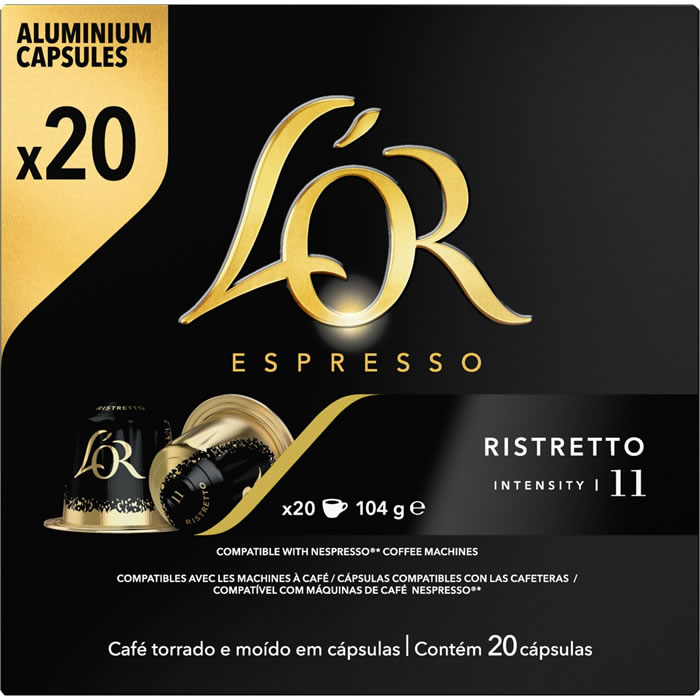 L'OR Espresso Capsules de café ristretto N°11