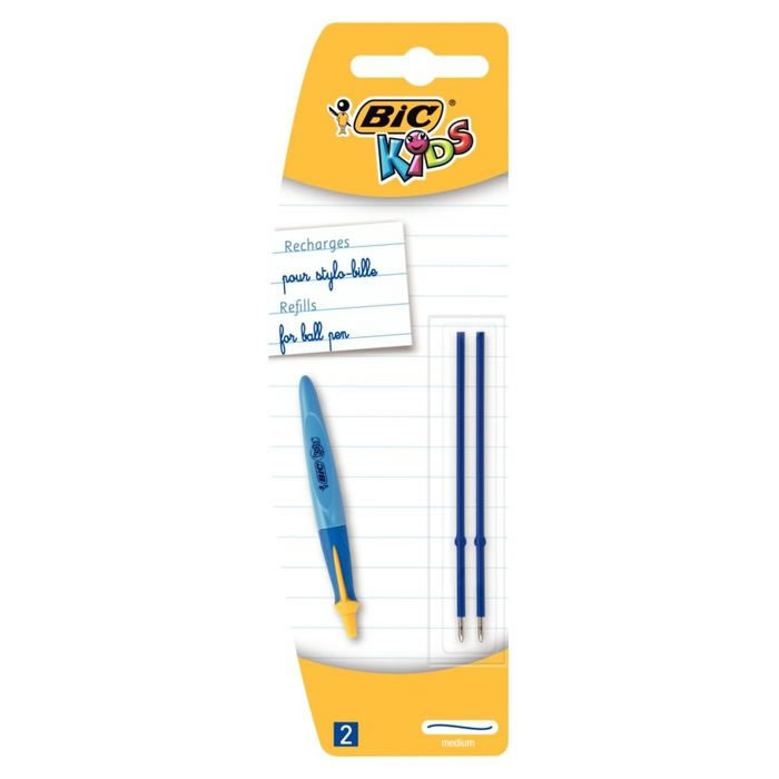 BIC Kids - Twist Ergo Recharges pour stylo bille bleu