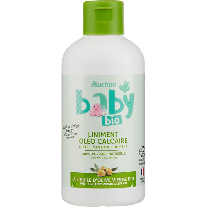 AUCHAN Baby Liniment oléo-calcaire à l'huilde l'olive bio