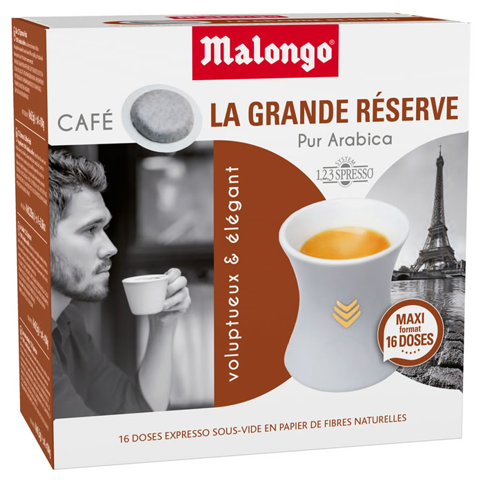 MALONGO Le Grande Réserve Dosettes de café arabica