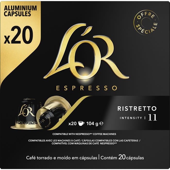 L'OR Ristretto Capsules de café espresso N°11