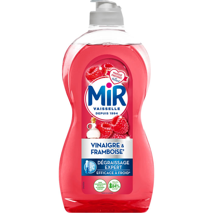 MIR Liquide vaisselle dégraissant au vinaigre et framboise