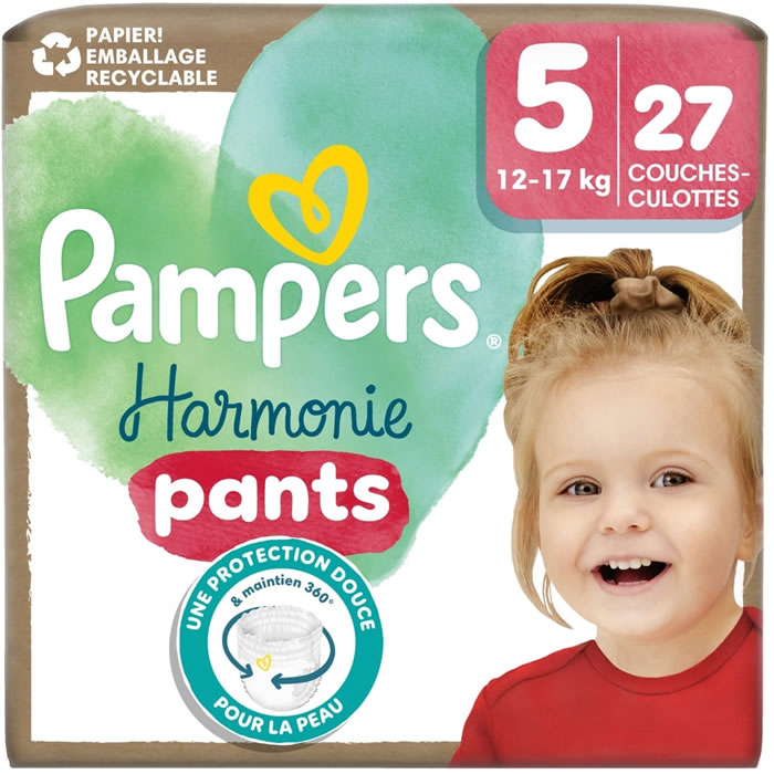 PAMPERS Harmonie Pants Couches-culottes taille 5 (12-17 kg)