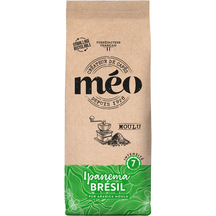MEO Ipanema Brésil Café moulu pur arabica N°7