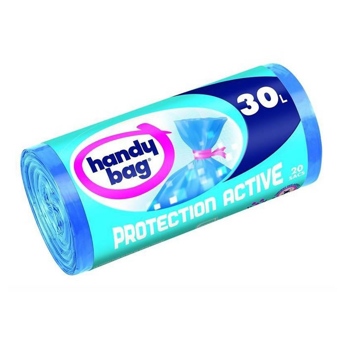 HANDY BAG Protection Active Sacs poubelle à liens détachables 30L