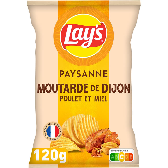 LAY'S Chips paysanne goût poulet, moutarde et miel