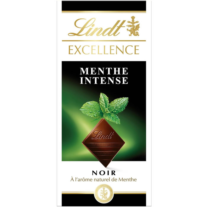 LINDT Excellence Tablette de chocolat noir à la menthe