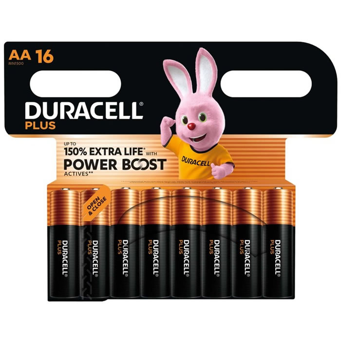 DURACELL Plus Piles alcalines LR06 - type AA