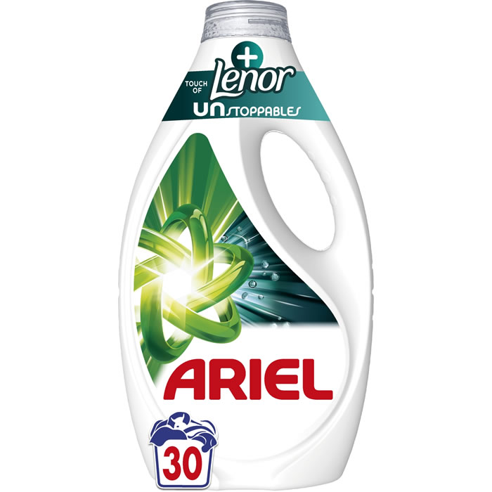 ARIEL + Lenor Lessive liquide touche de Lenor