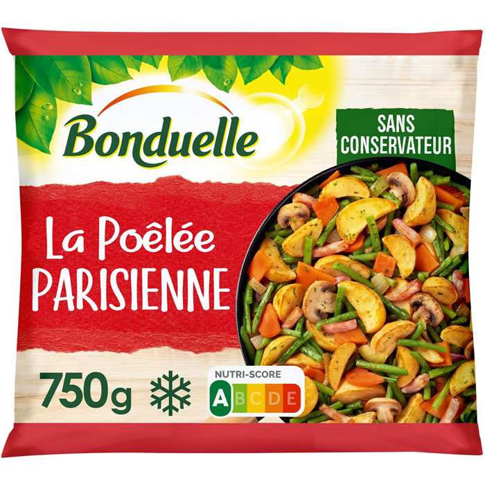 BONDUELLE Parisienne Poêlée de légumes, pommes de terre et lardons