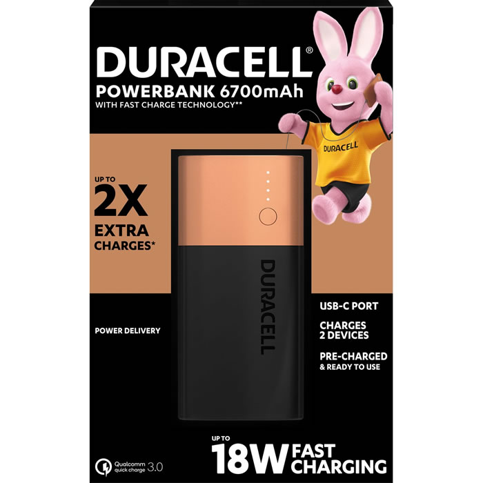 DURACELL Batterie externe 6700 mAh