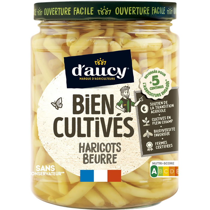 D'AUCY Bien Cultivés Haricots beurre coupés