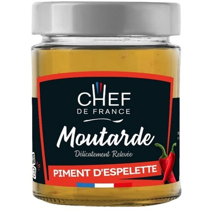 CHEF DE FRANCE Moutarde au piment d'Espelette
