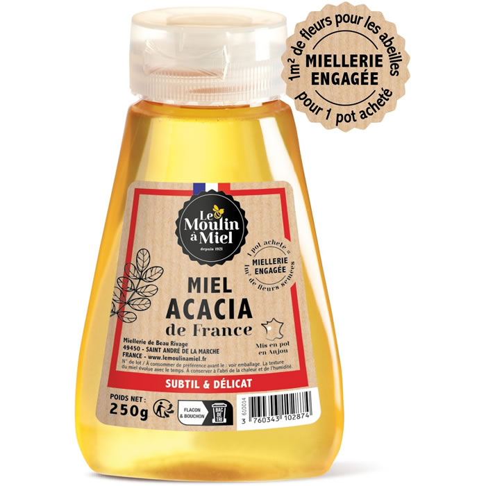 LE MOULIN À MIEL Miel liquide d'acacia de France