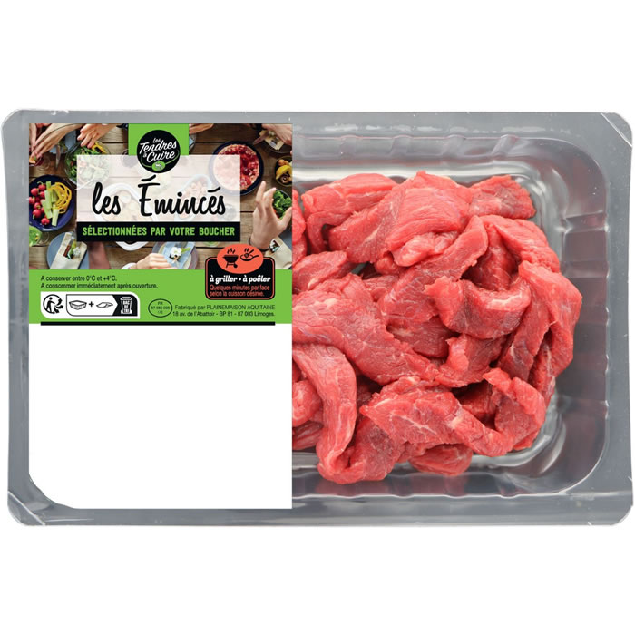 LES TENDRES A CUIRE Emincés ** de bœuf