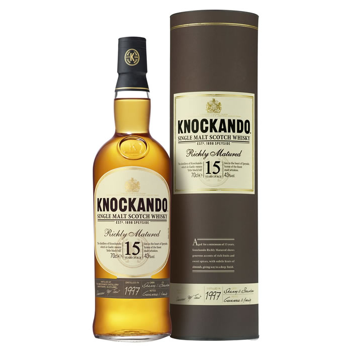 KNOCKANDO 15 ans Scotch whisky single malt