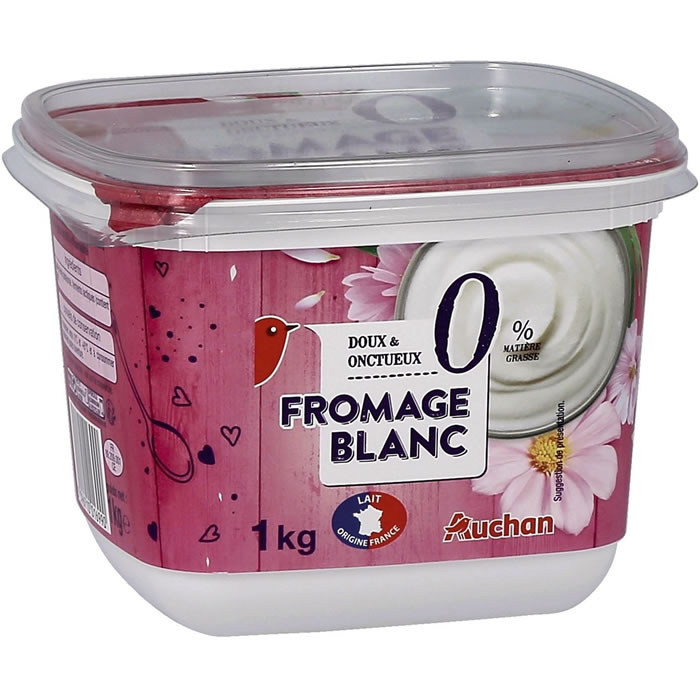 AUCHAN Fromage blanc 0% M.G
