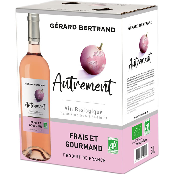 PAYS D'OC - IGP Gérard Bertrand - Autrement Vin rosé bio