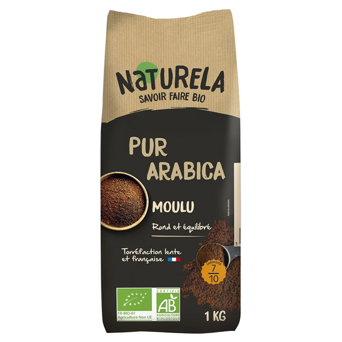 NATURELA Café moulu pur arabica bio