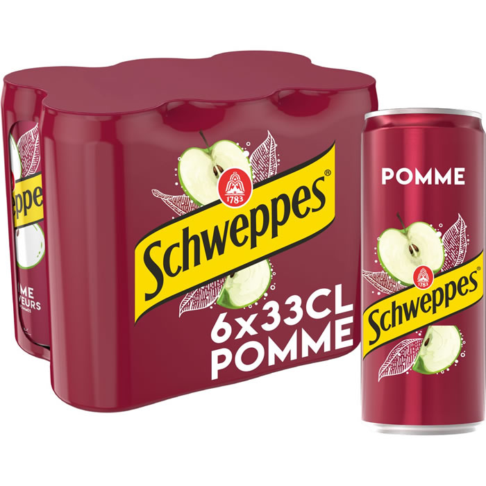 SCHWEPPES Boisson gazeuse à la pomme