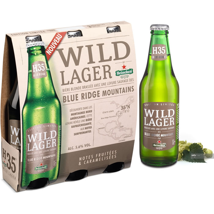 HEINEKEN H35 Wild Lager - Blue Ridge Mountains Bière blonde