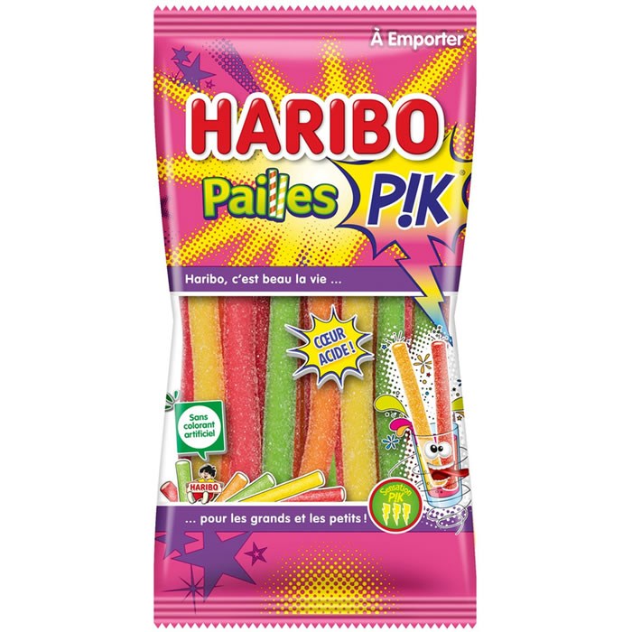 HARIBO Paille Pik Bonbons acidulés