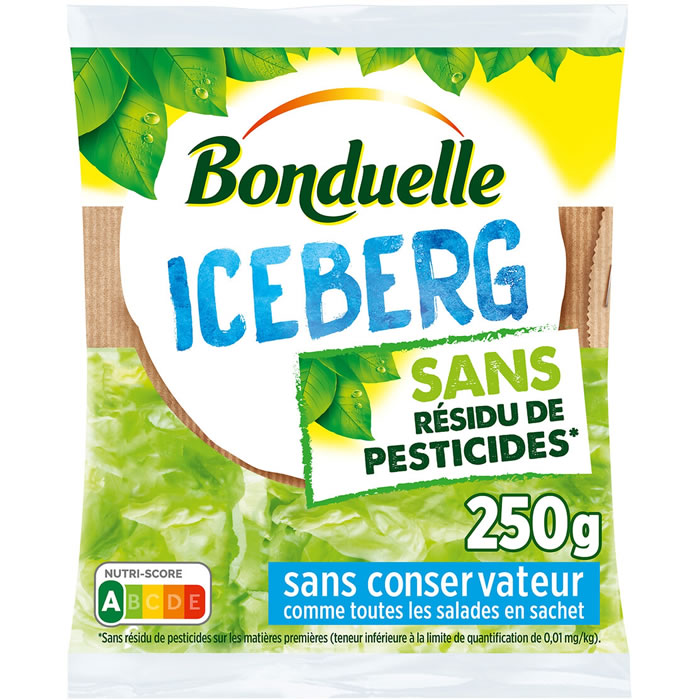 BONDUELLE Iceberg sans résidu de pesticides