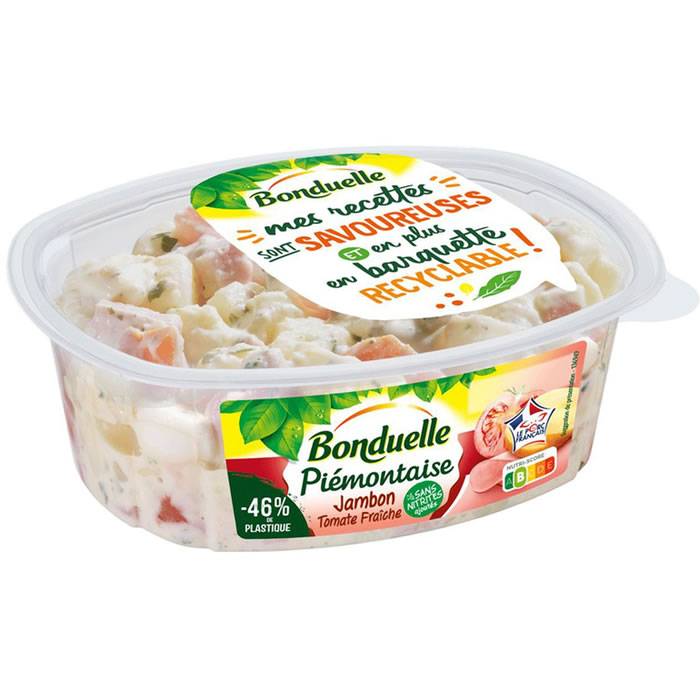 BONDUELLE Salade de Piémontaise au jambon et tomate fraîche