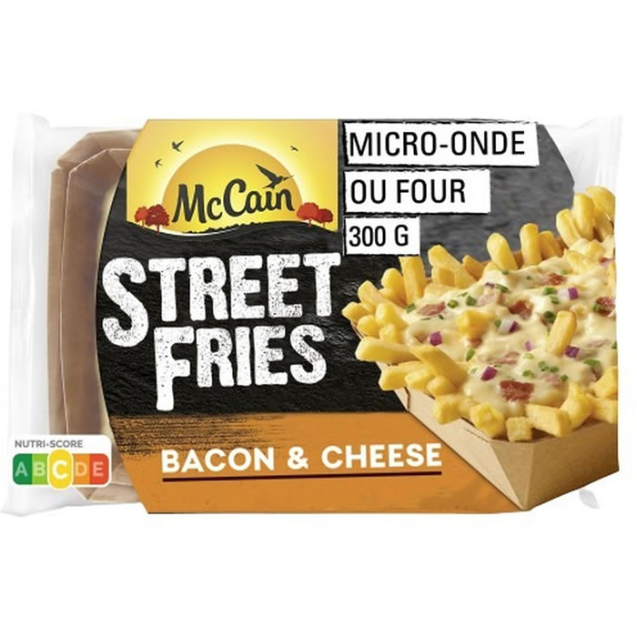 MC CAIN Street Fries Frites au bacon et fromage micro-ondes