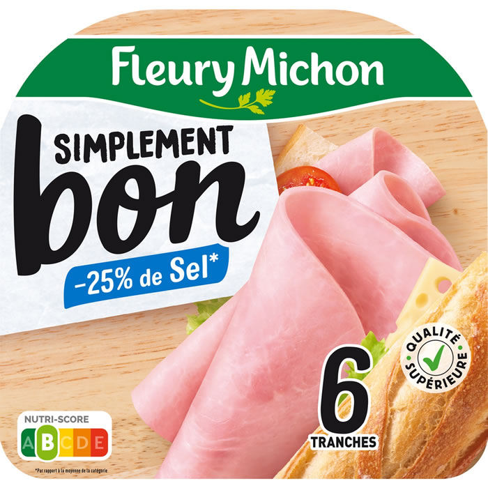 FLEURY MICHON Simplement Bon Jambon -25% de sel