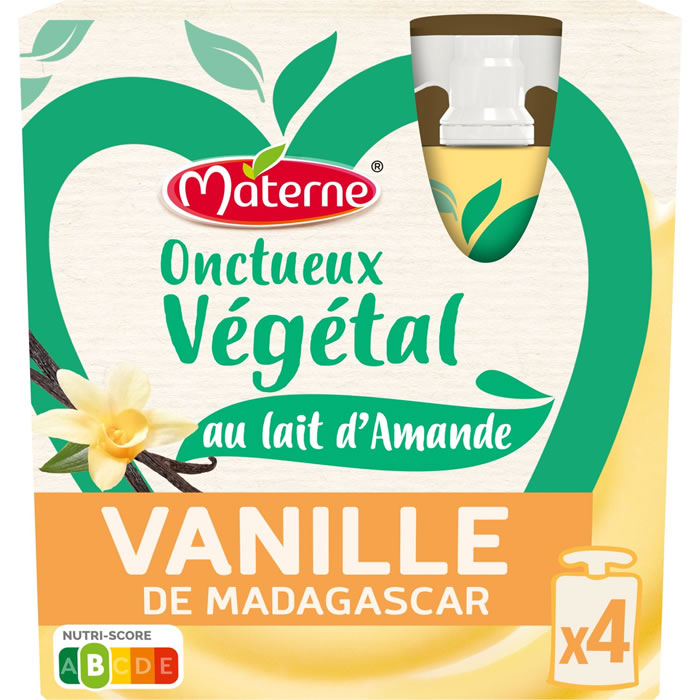 MATERNE Onctueux Végétal Dessert à la vanille et lait d'amande