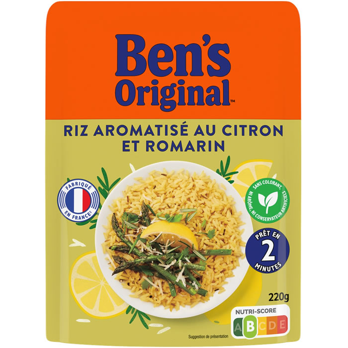 BEN'S Original Riz au citron et romarin micro-ondes