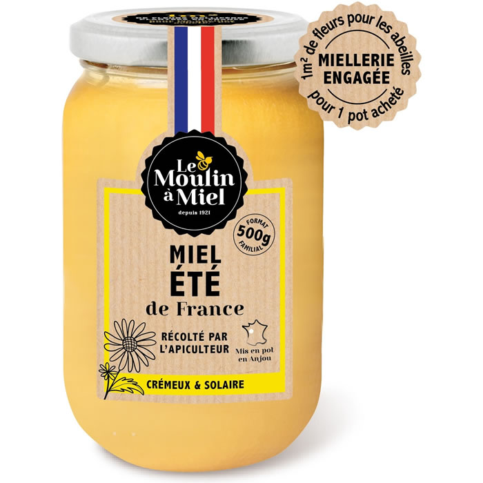 LE MOULIN À MIEL Miel crémeux d'été de France