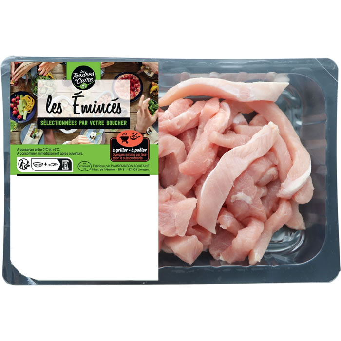 LES TENDRES A CUIRE Emincés de porc