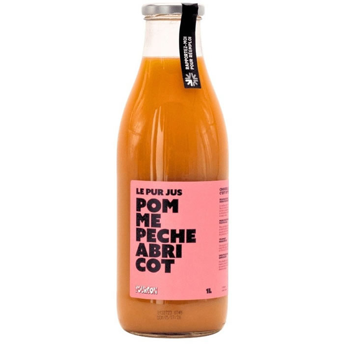 LE FOURGON Pur jus pomme pêche abricot