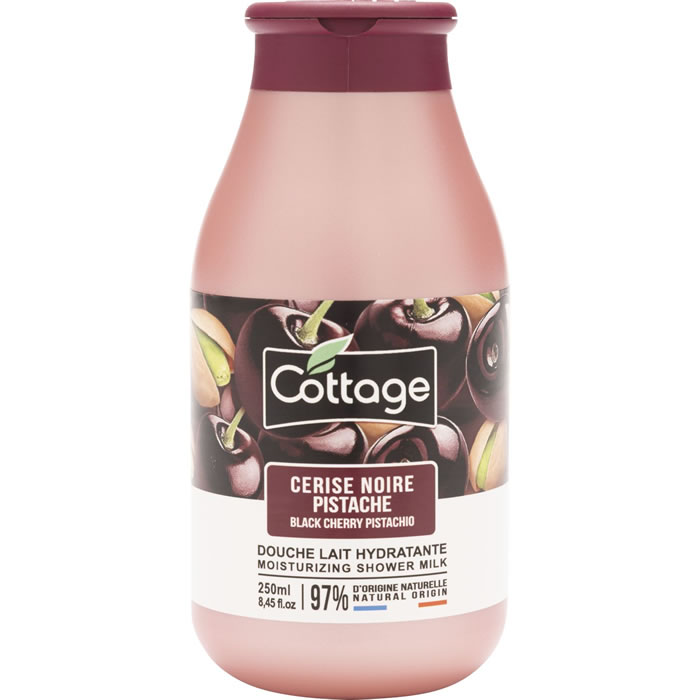 COTTAGE Gel douche parfum cerise noire et pistache