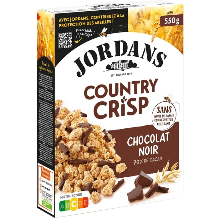 JORDANS Country Crisp Céréales pépites au chocolat noir