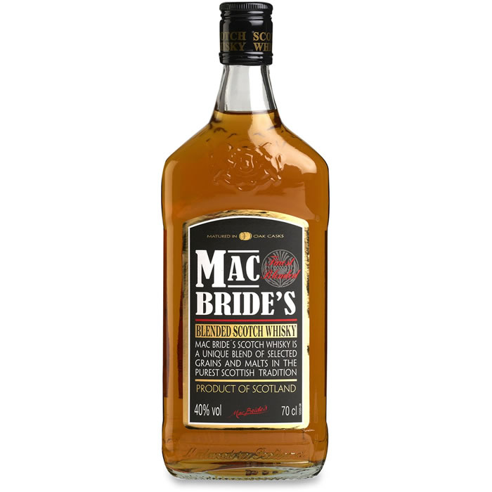 MAC BRIDE'S 3 ans Blended scotch whisky