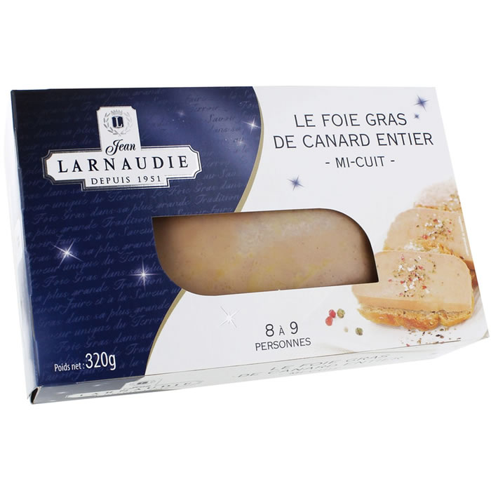JEAN LARNAUDIE Foie gras de canard mi cuit