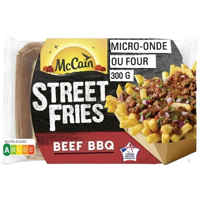 MC CAIN Street Fries Frites au beef et barbecue micro-ondes
