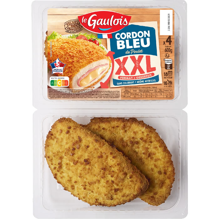 LE GAULOIS Cordons bleus de poulet XXL