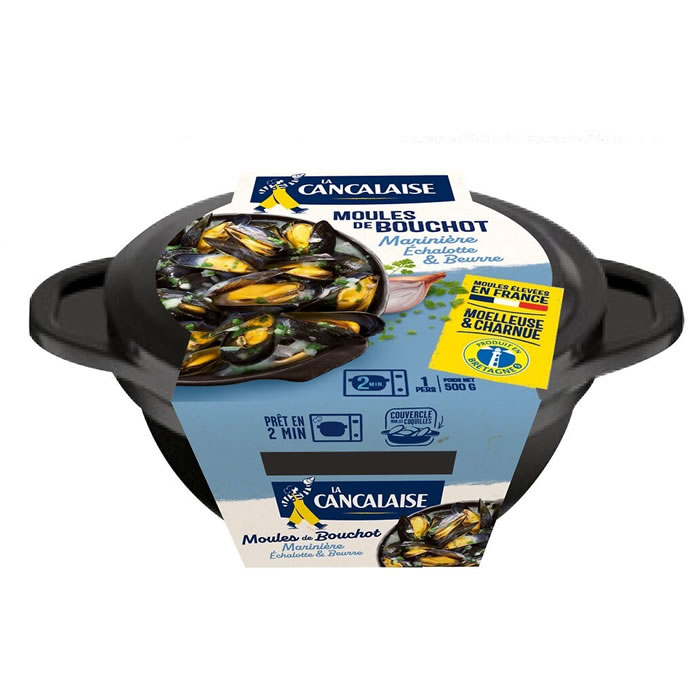 LA CANCALAISE Moules de bouchot à la marinière, échalote et beurre