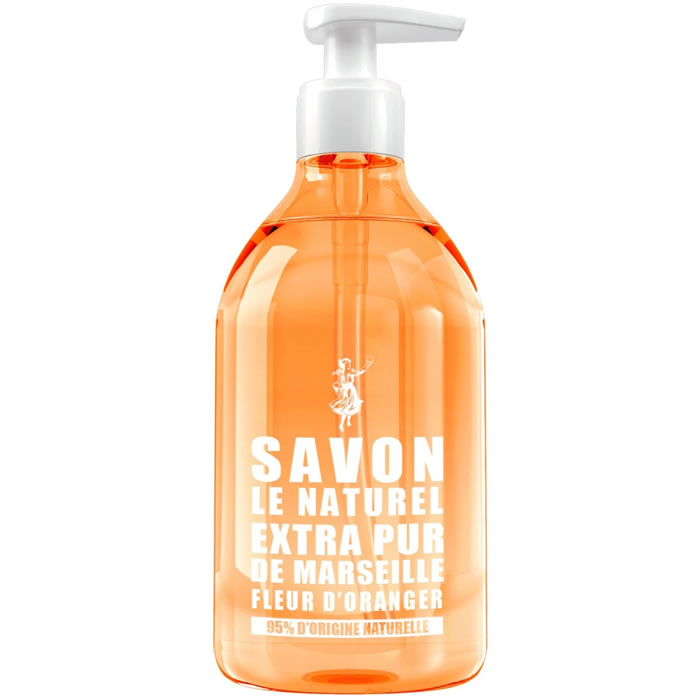 LE NATUREL Gel lavant mains au savon de marseille fleur d'oranger
