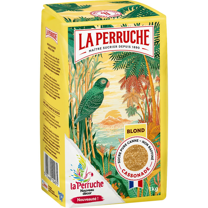 BEGHIN SAY La Perruche Cassonade pure canne en poudre