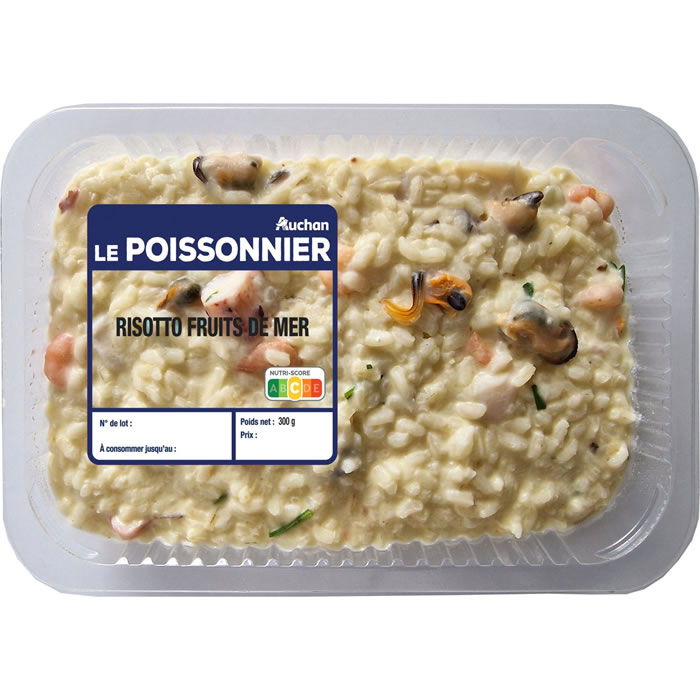 AUCHAN Le Poissonnier Risotto aux fruits de mer