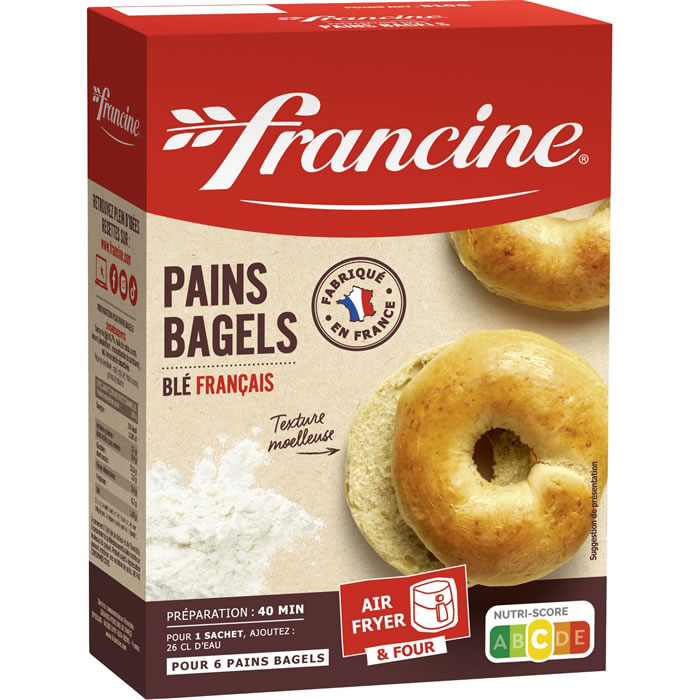 FRANCINE AirFryer & Four Farine pour pains bagels