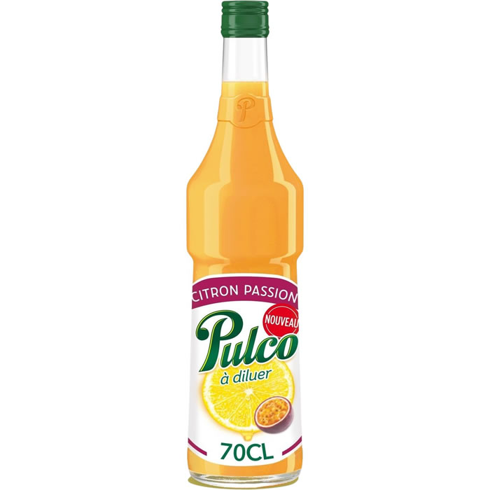 PULCO Boisson à diluer à la pulpe de citron et passion