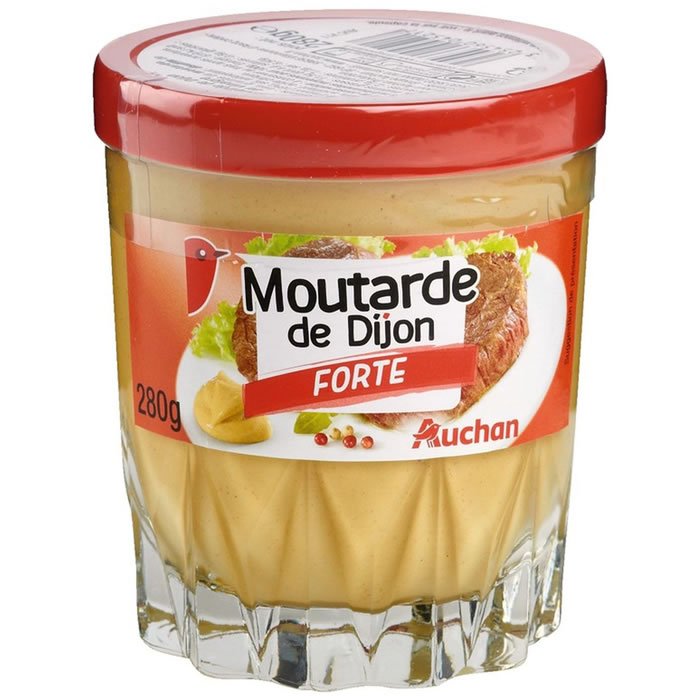 AUCHAN Moutarde de Dijon forte