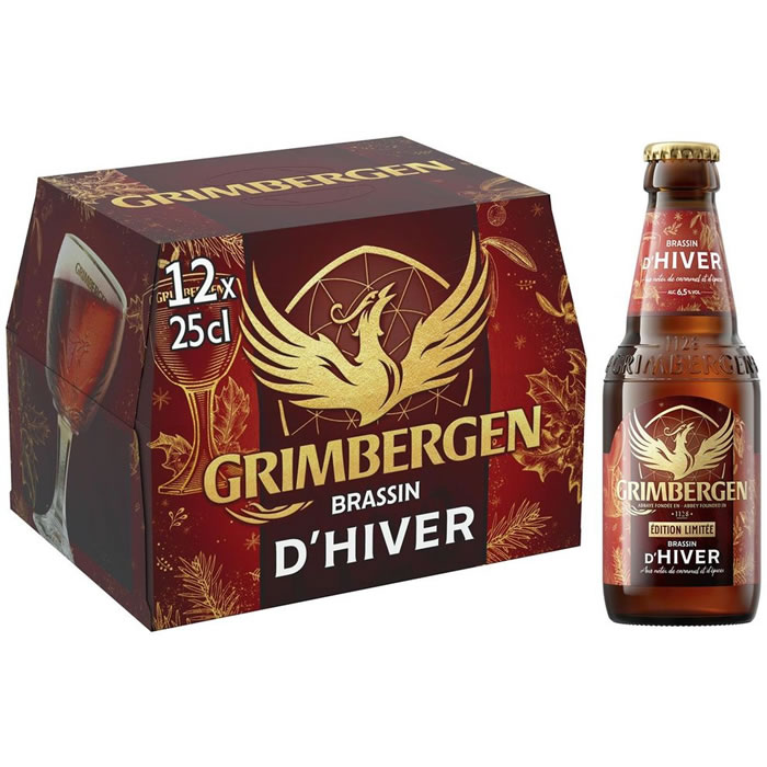 GRIMBERGEN Brassin d'hiver Bière ambrée d'hiver