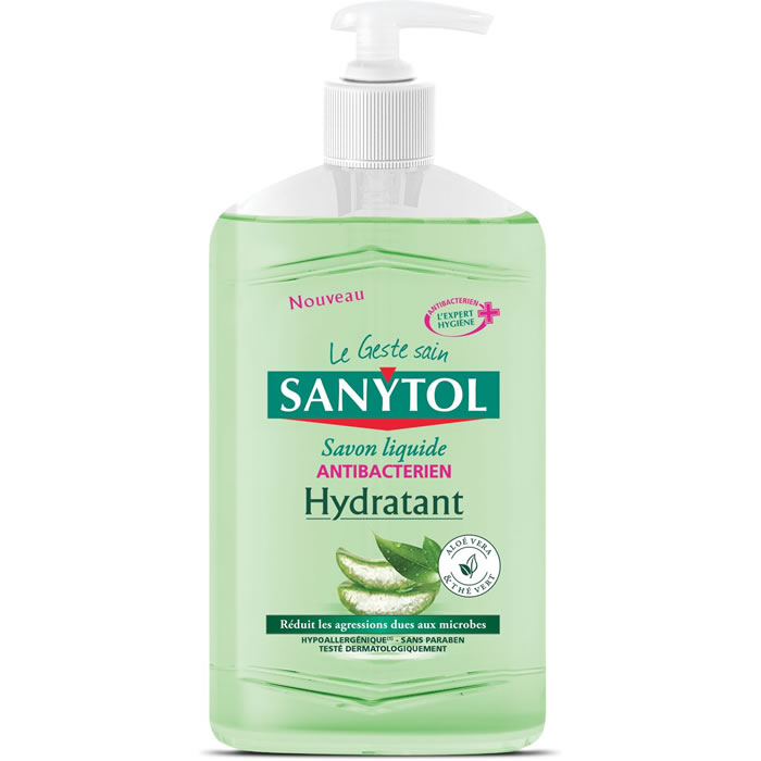 SANYTOL Savon liquide hydratant antibacterien aloé vera